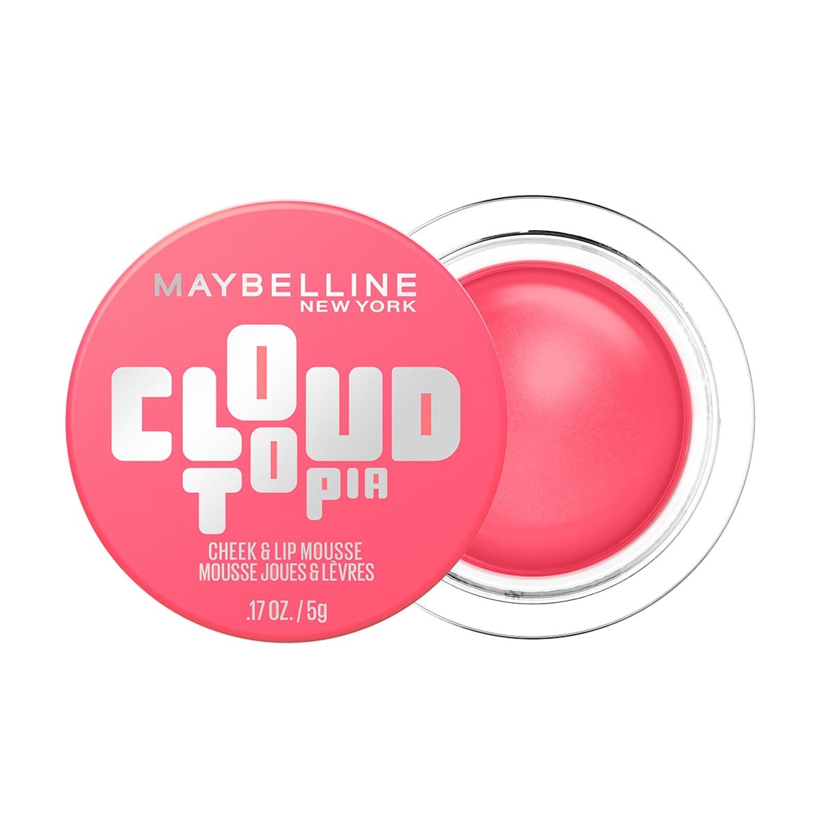 Рум'яна-мусс для щік і губ Maybelline New York Cloudtopia 07 Moonlit Rose, 5 г
